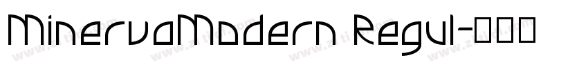 MinervaModern Regul字体转换